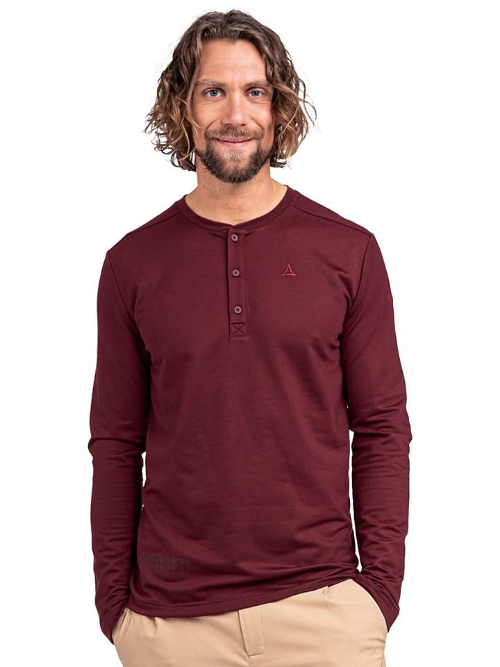 Schöffel Koszulka funkcyjna "Breslau" w kolorze bordowym rozmiar: 50