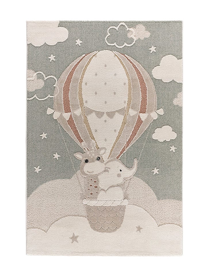 Atticgo Dywan "Clown" w kolorze turkusowo-białym rozmiar: 120x170 cm