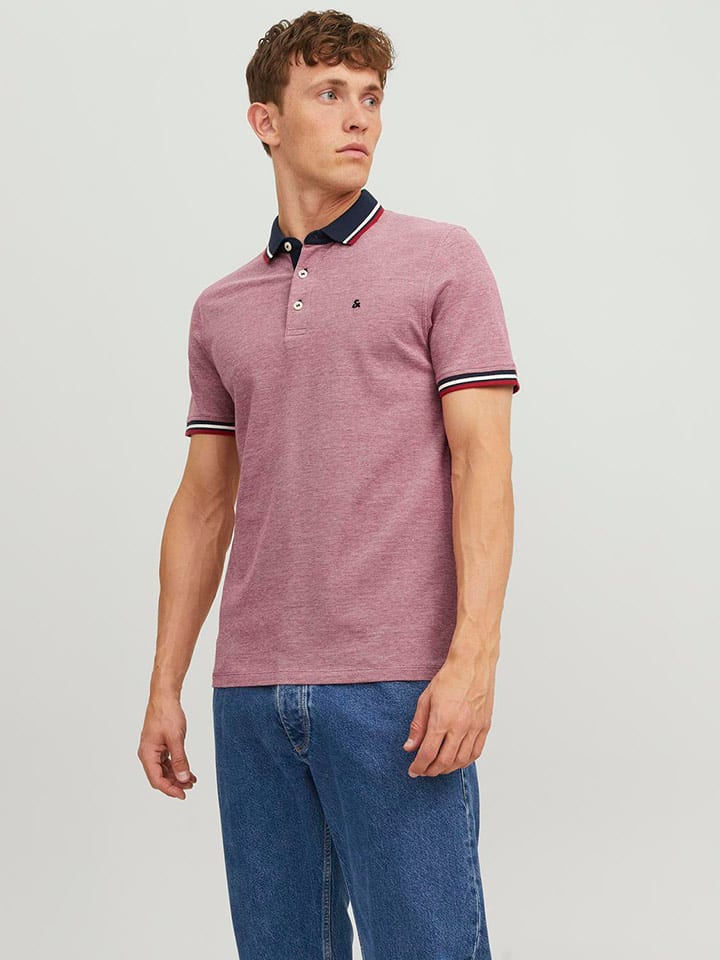 Jack & Jones Koszulka polo w kolorze czerwonym rozmiar: XXL