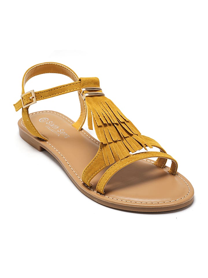 Sixth Sens Sandały w kolorze żółtym rozmiar: 39