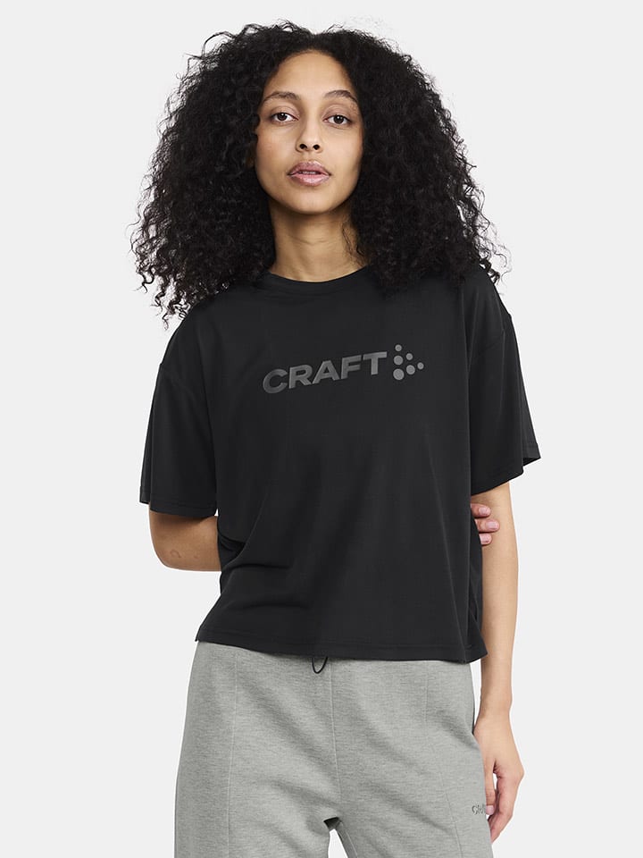 Craft Koszulka sportowa "Core Essence Bi-Blend" w kolorze czarnym rozmiar: XXL