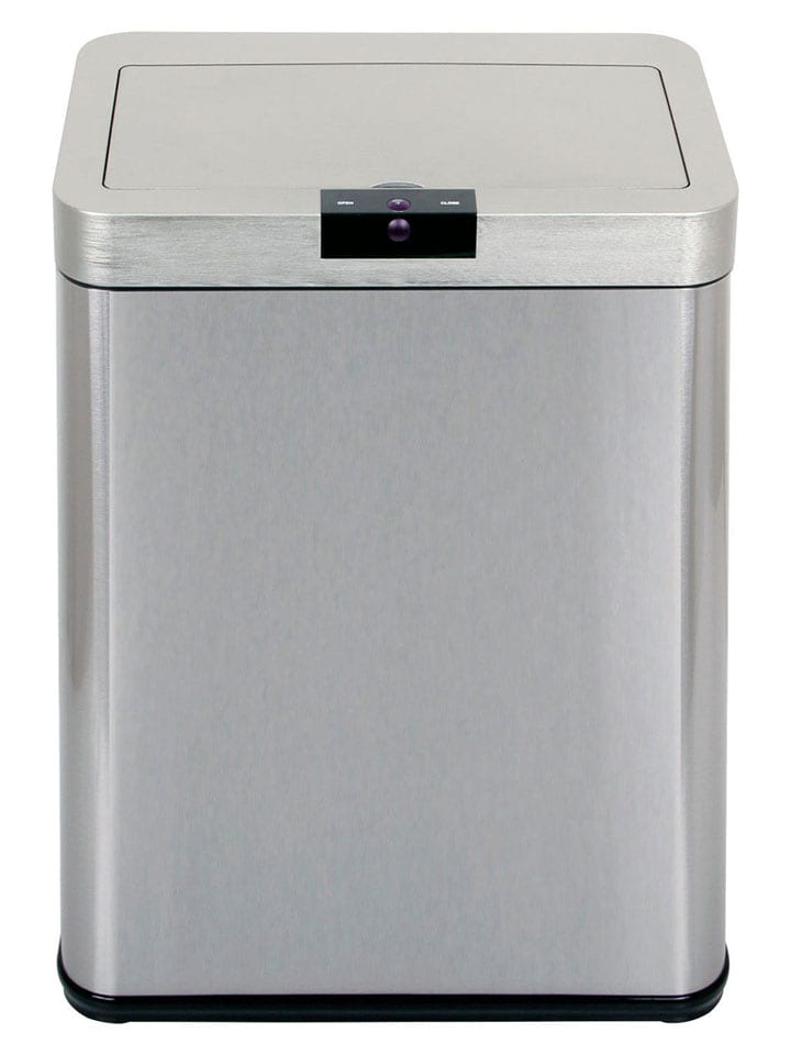 Echtwerk Kosz w kolorze srebrnym na śmieci z czujnikiem - 48 l rozmiar: onesize