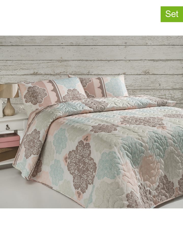 3-częściowy zestaw w kolorze beżowym