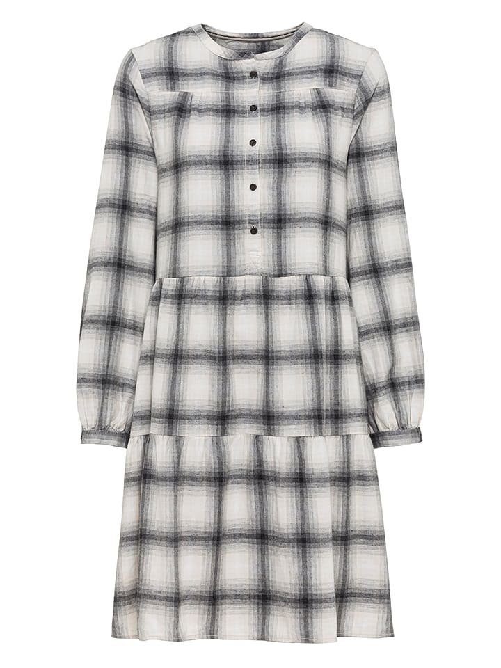 Camel Active Sukienka w kolorze biało-szarym rozmiar: M