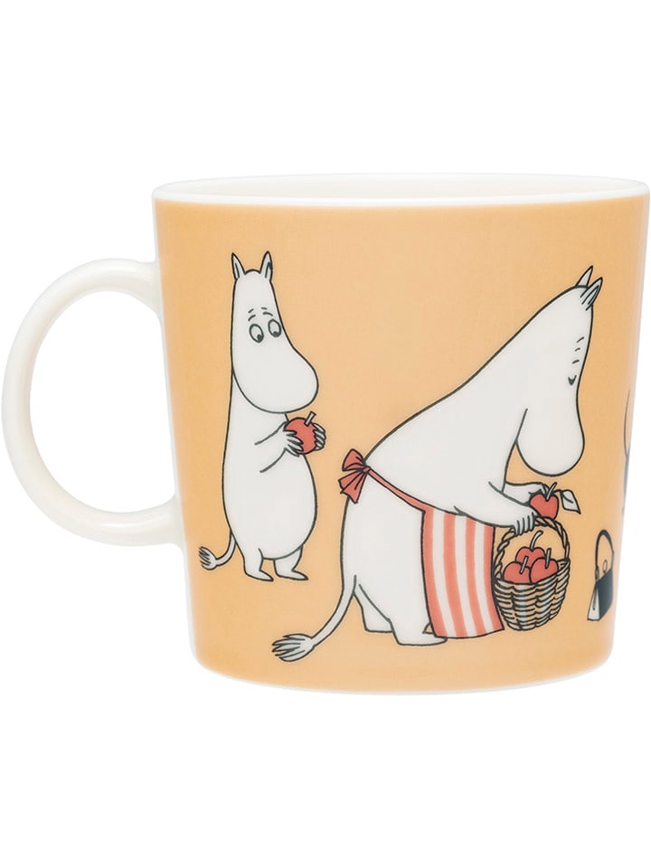 Moomin Kubek jumbo "X" w kolorze brzoskwiniowym - 400 ml rozmiar: onesize
