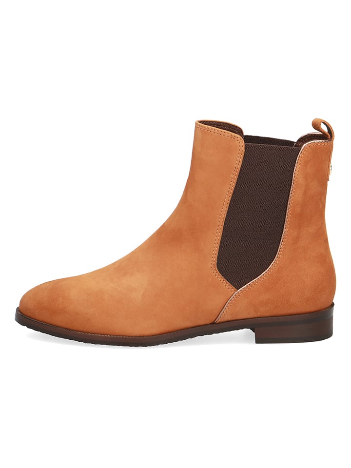 Skórzane sztyblety "Joleen" w kolorze żółtym