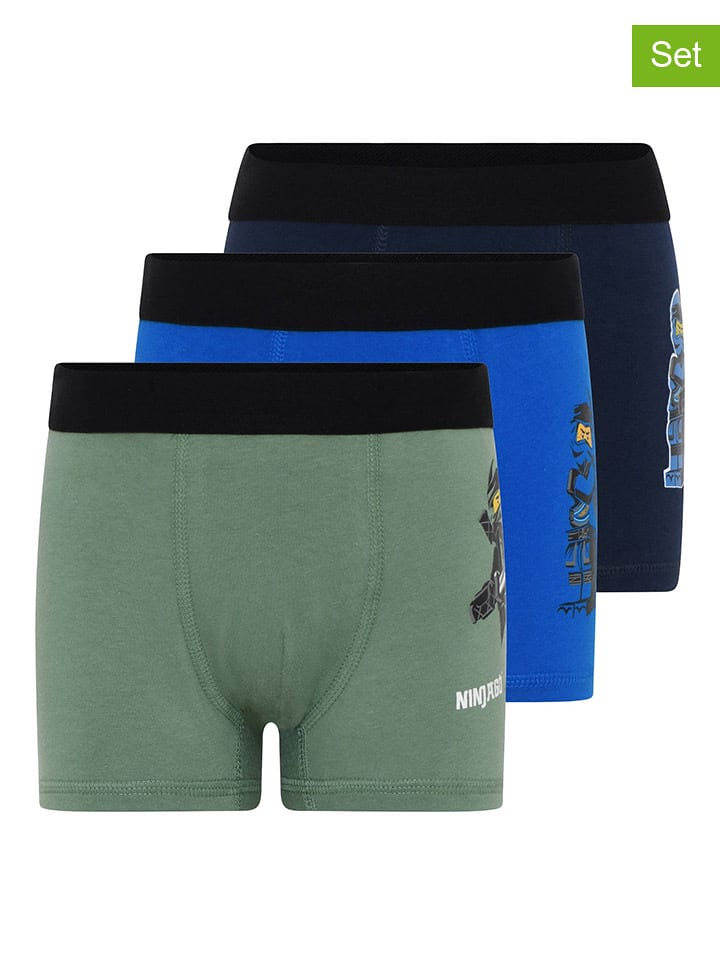 LEGO Bokserki (3 pary) "Bo 302" w różnych kolorach rozmiar: 140/146