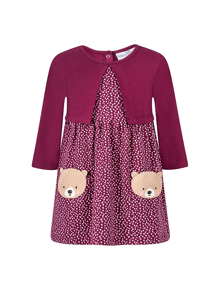 happy girls by Eisend Sukienka w kolorze fioletowym rozmiar: 116