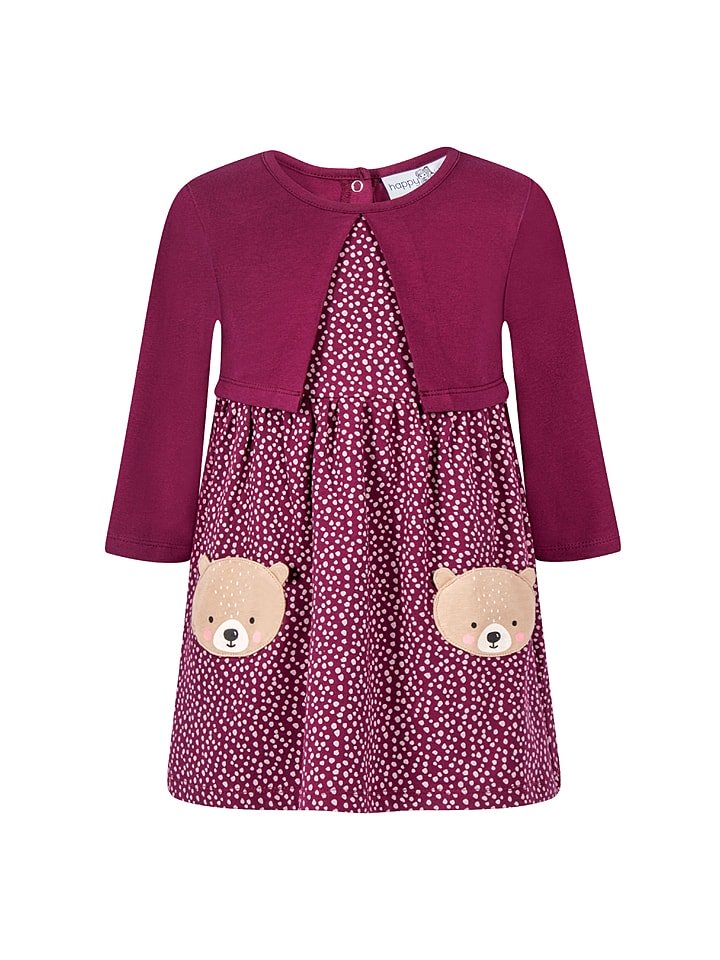 happy girls by Eisend Sukienka w kolorze fioletowym rozmiar: 116