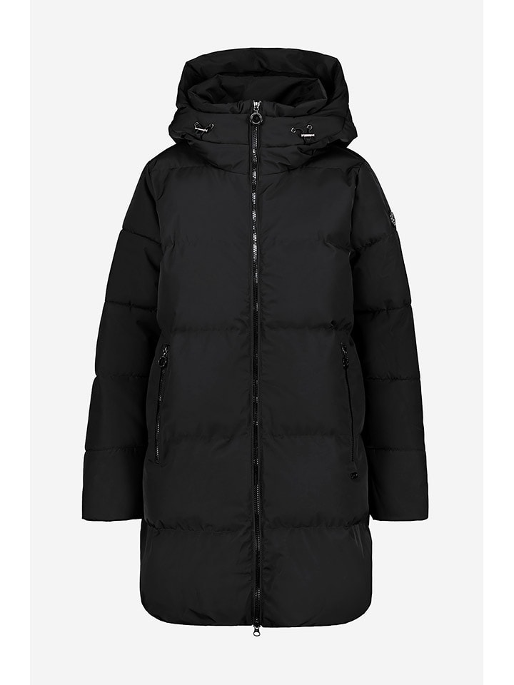 LUHTA Płaszcz pikowany "Halla" w kolorze czarnym rozmiar: 40