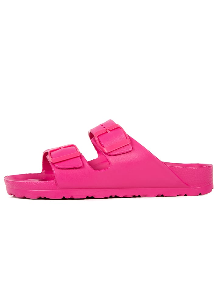 Klapki w kolorze różowym