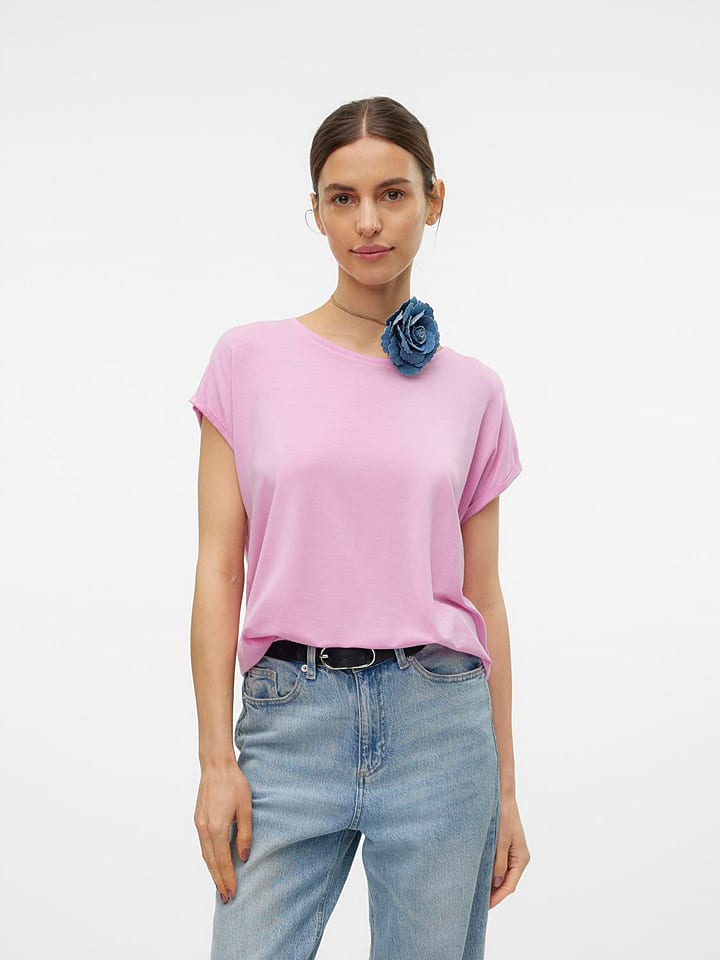 Vero Moda Koszulka w kolorze jasnoróżowym rozmiar: M