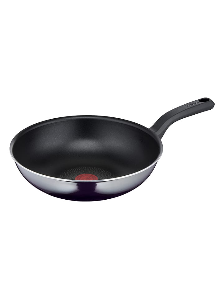 Tefal Patelnia wok "Resist" w kolorze szaro-czarnym - Ø 28 cm rozmiar: onesize