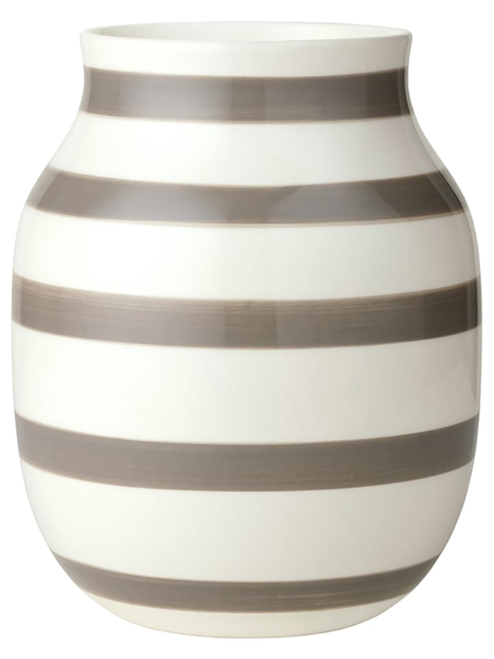 Kähler Wazon "Omaggio" w kolorze szaro-białym - wys. 20 cm rozmiar: onesize
