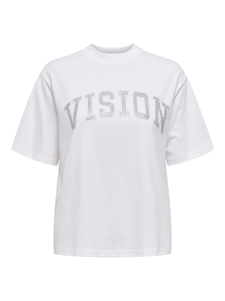 ONLY Koszulka w kolorze białym rozmiar: XS