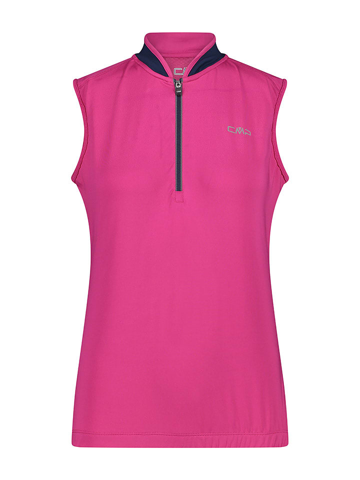 Koszulka kolarska w kolorze różowym