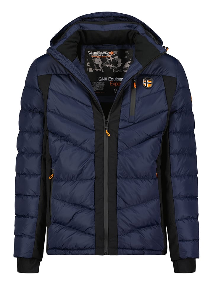 Kurtka pikowana "Bolir" w kolorze granatowym