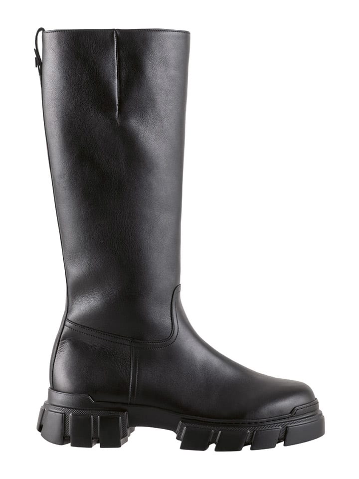 Högl Skórzane kozaki w kolorze czarnym rozmiar: 39