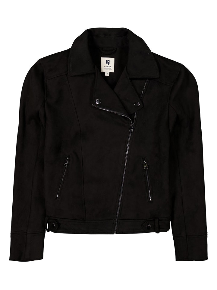 Kurtka przejściowa w kolorze czarnym