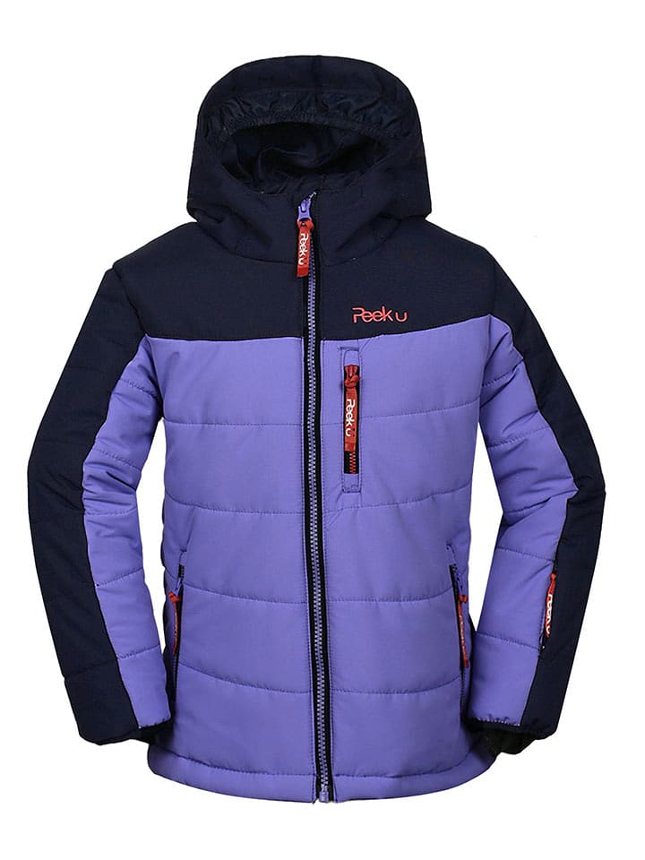 Peek U Kurtka zimowa w kolorze granatowo-fioletowym rozmiar: 122