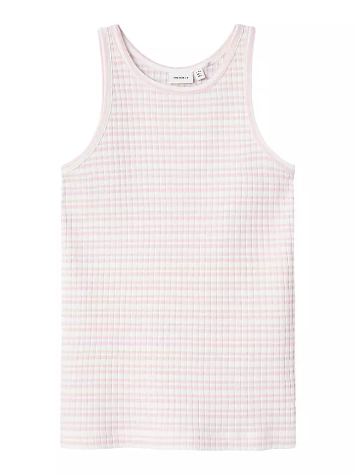 name it Top "Hobine" w kolorze jasnoróżowo-białym rozmiar: 134/140