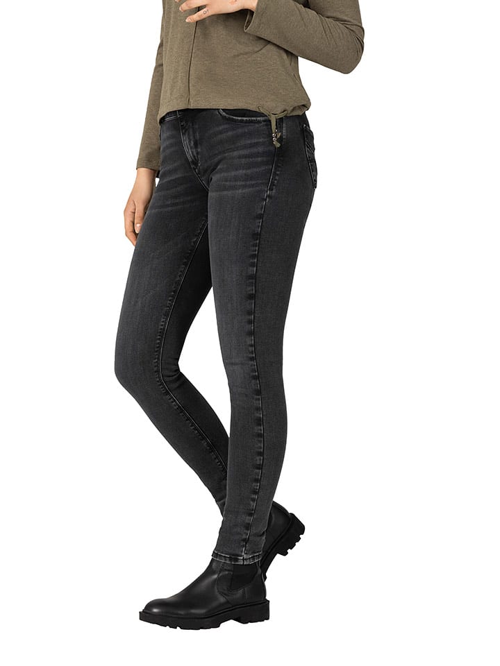Timezone Dżinsy "Enya" - Slim fit - w kolorze antracytowym rozmiar: W33/L30