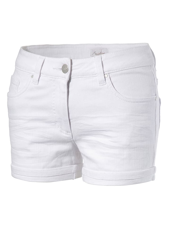Szorty w kolorze białym
