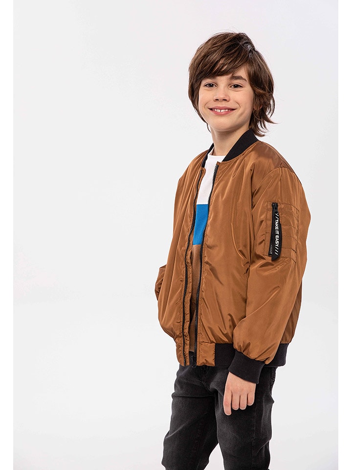 Minoti Kurtka przejściowa w kolorze jasnobrązowym rozmiar: 146/152