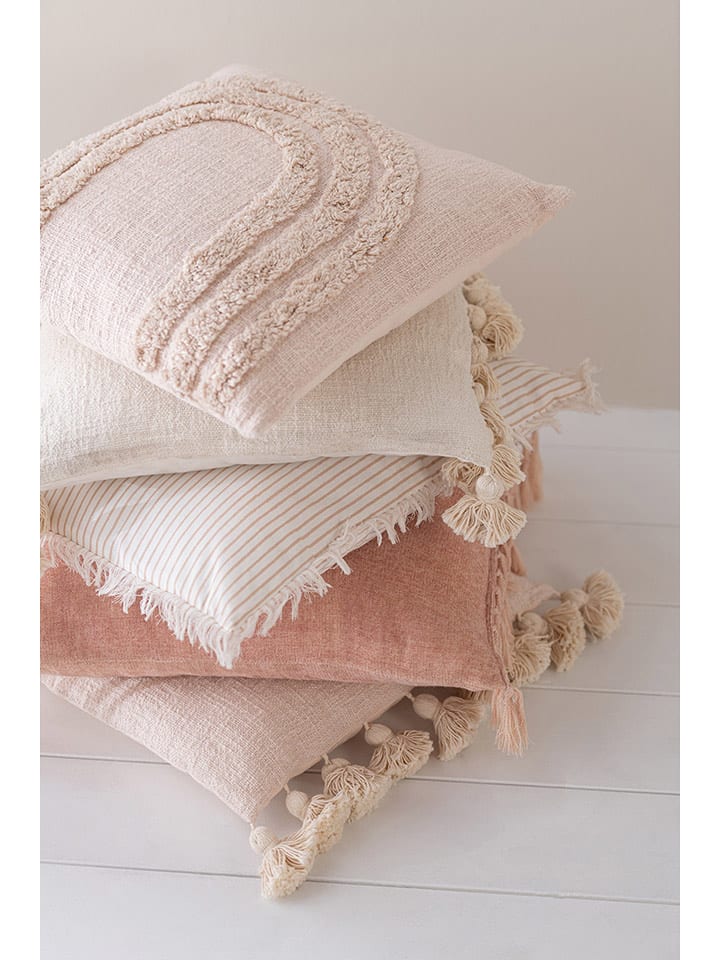 J Line Poduszka w kolorze beżowym - 48,5 x 47 cm rozmiar: onesize