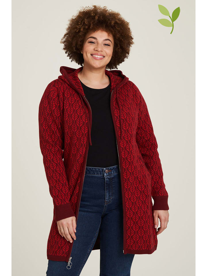 Kardigan w kolorze czerwonym