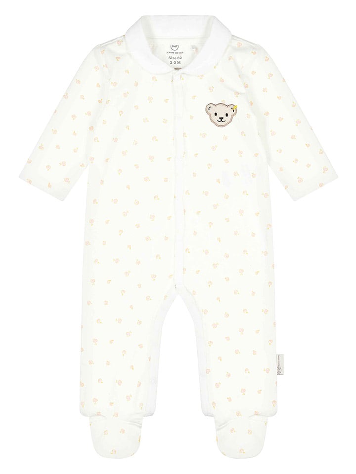 Steiff Śpioszki w kolorze białym rozmiar: 62