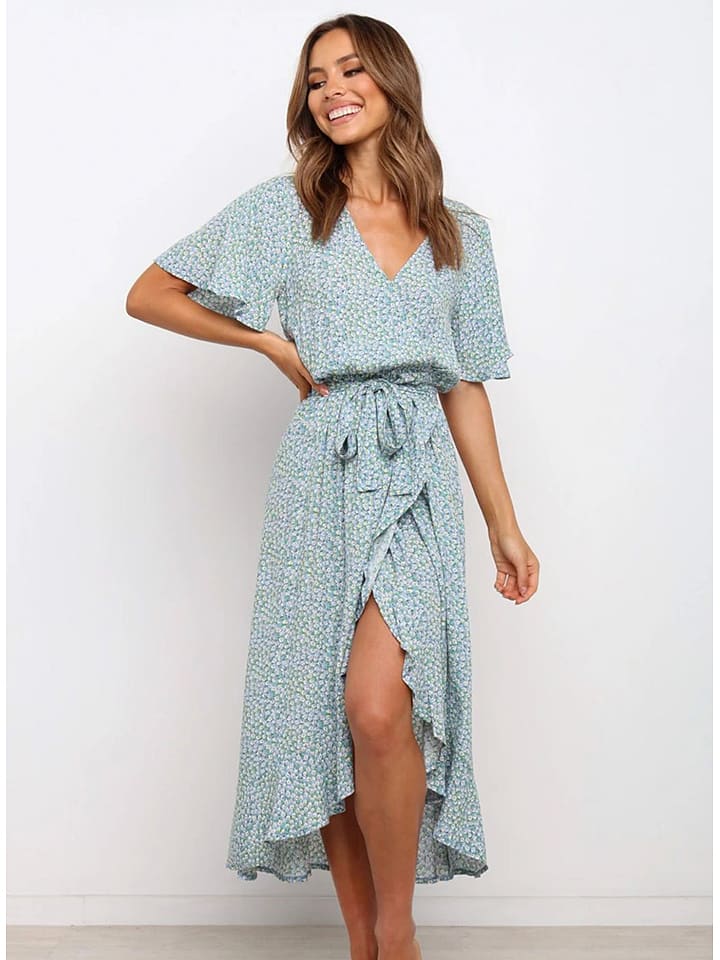 Coconut Sunwear Sukienka w kolorze błękitno-zielonym rozmiar: XL