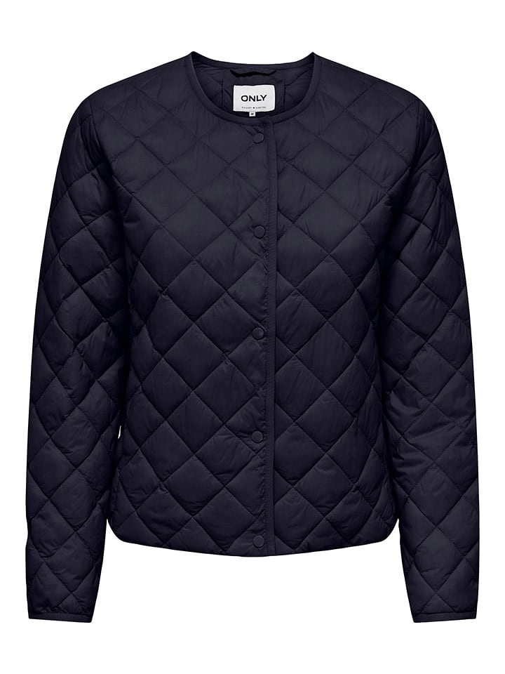 ONLY Kurtka pikowana w kolorze granatowym rozmiar: L