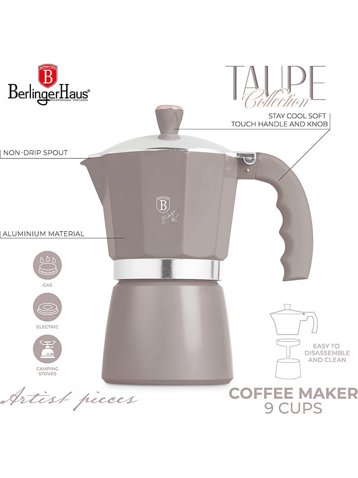 Berlinger Haus Kawiarka w kolorze jasnobrązowym rozmiar: onesize