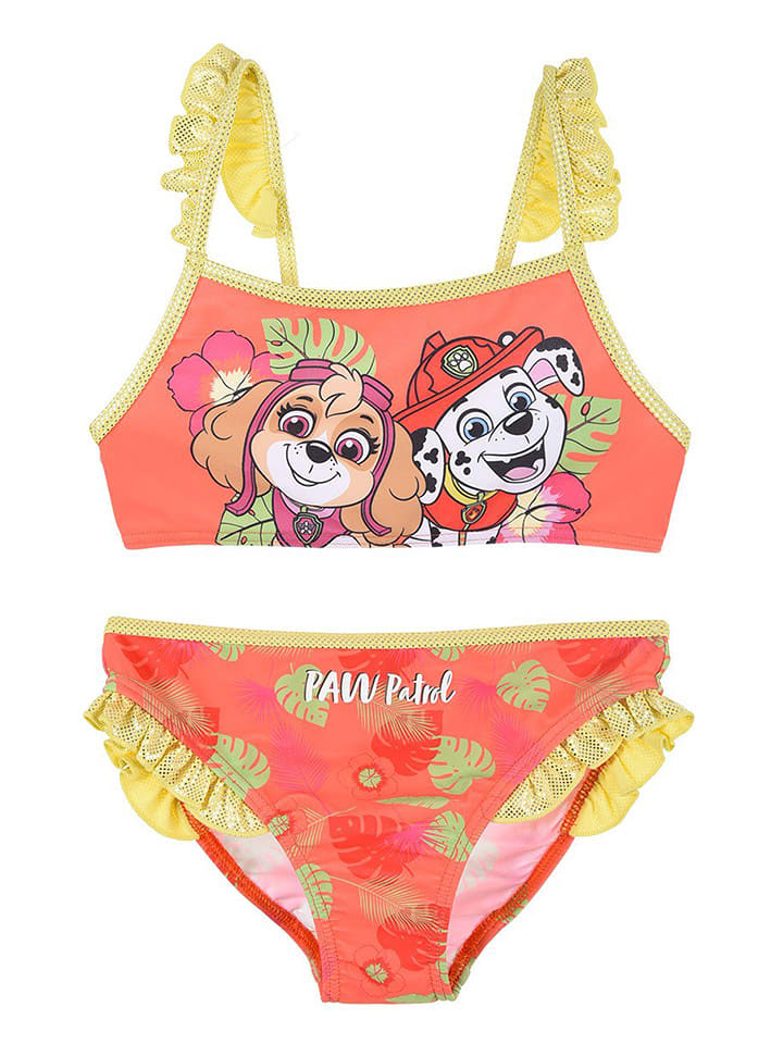 Paw Patrol Bikini "Psi Patrol" w kolorze pomarańczowym ze wzorem rozmiar: 110
