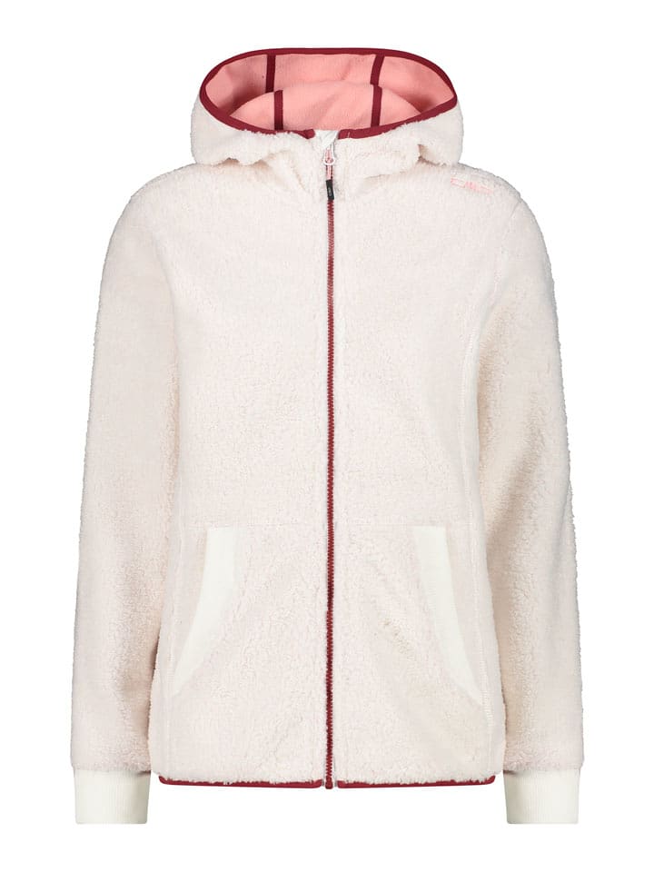 CMP Kurtka polarowa w kolorze białym rozmiar: 38