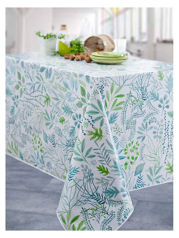 Calitex Cerata "Laurier" w kolorze niebiesko-zielonym rozmiar: 140x200 cm