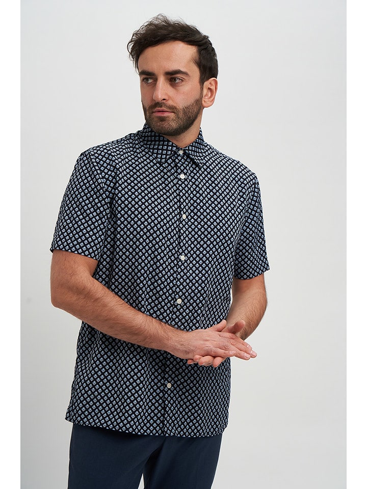 Marks & Spencer Koszula w kolorze granatowym rozmiar: L