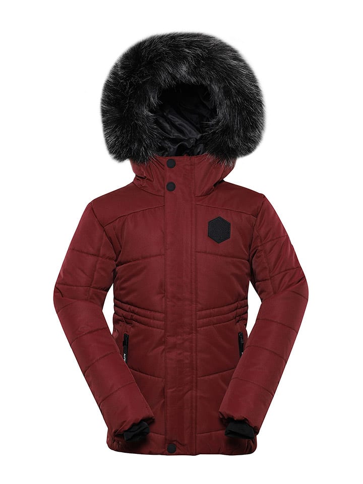 Alpine Pro Kurtka funkcyjna "Molido" w kolorze bordowym rozmiar: 140/146