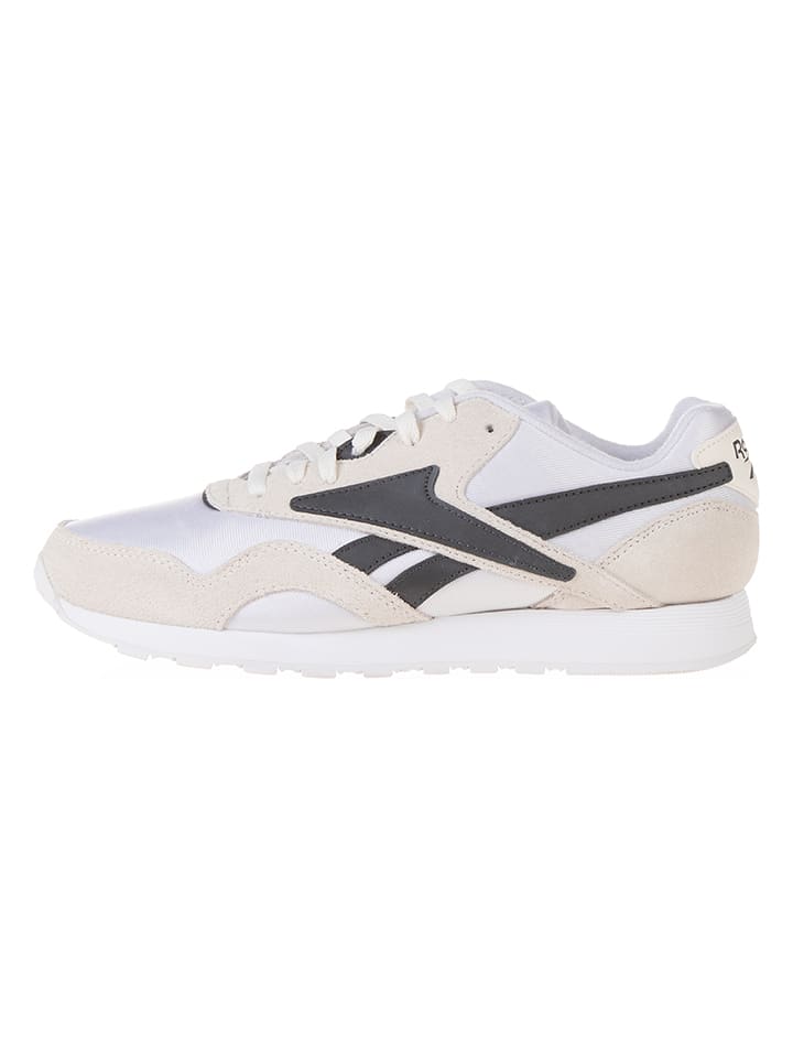 Reebok Sneakersy "Classic Nylon Plus 1" w kolorze kremowo-biało-antracytowym rozmiar: 40