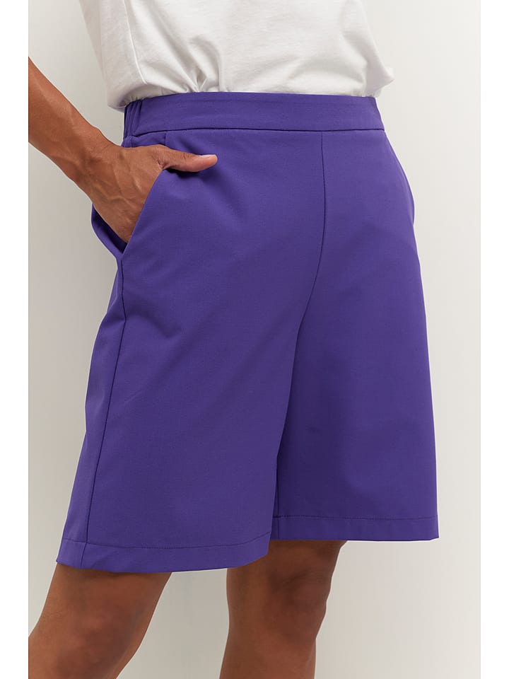 Kaffe Bermudy w kolorze fioletowym rozmiar: 40