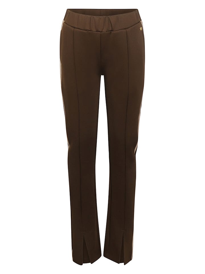 no way monday Spodnie w kolorze brązowym rozmiar: 128