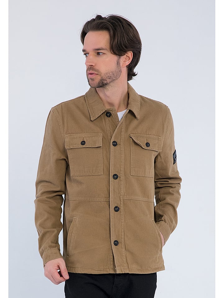 GIORGIO DI MARE Kurtka koszulowa w kolorze karmelowym rozmiar: XXL