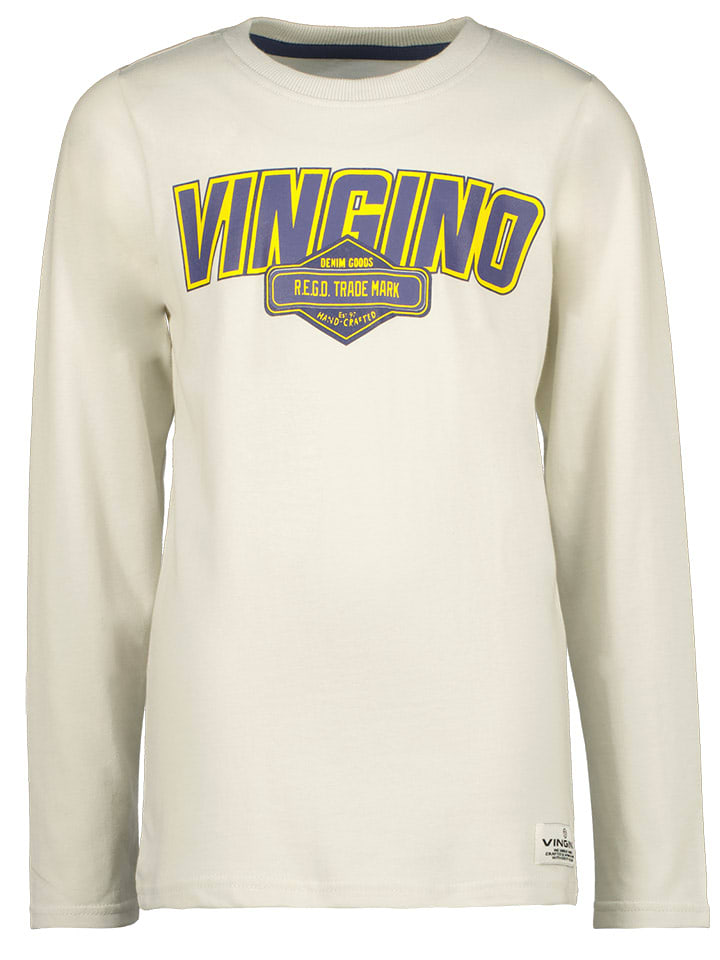 Vingino Koszulka "Jaxson" w kolorze kremowym rozmiar: 176