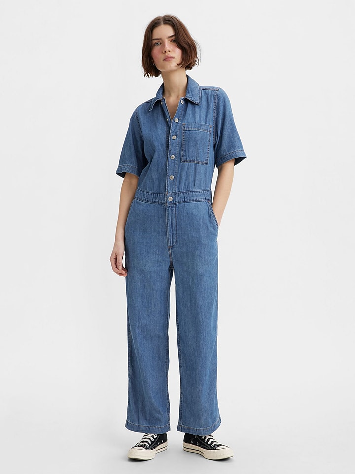 Levi´s Kombinezon dżinsowy w kolorze niebieskim rozmiar: M