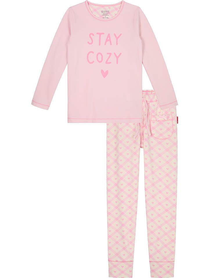 Claesens Piżama w kolorze jasnoróżowym rozmiar: 140