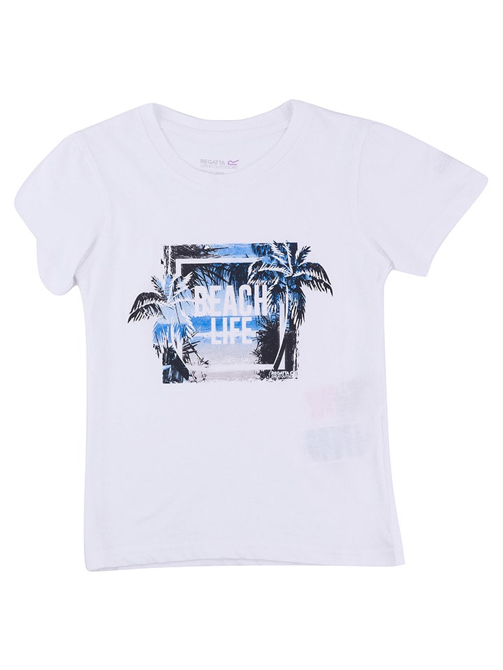 Regatta Koszulka "Bosley V" w kolorze białym rozmiar: 176