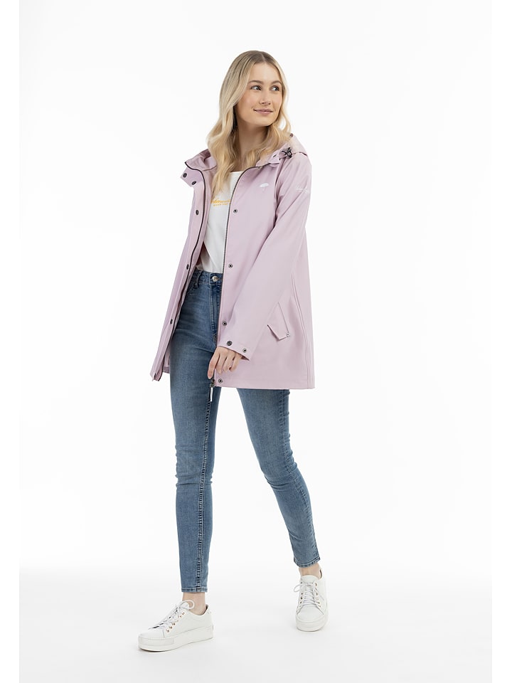 Schmuddelwedda Kurtka przeciwdeszczowa w kolorze jasnoróżowym rozmiar: S