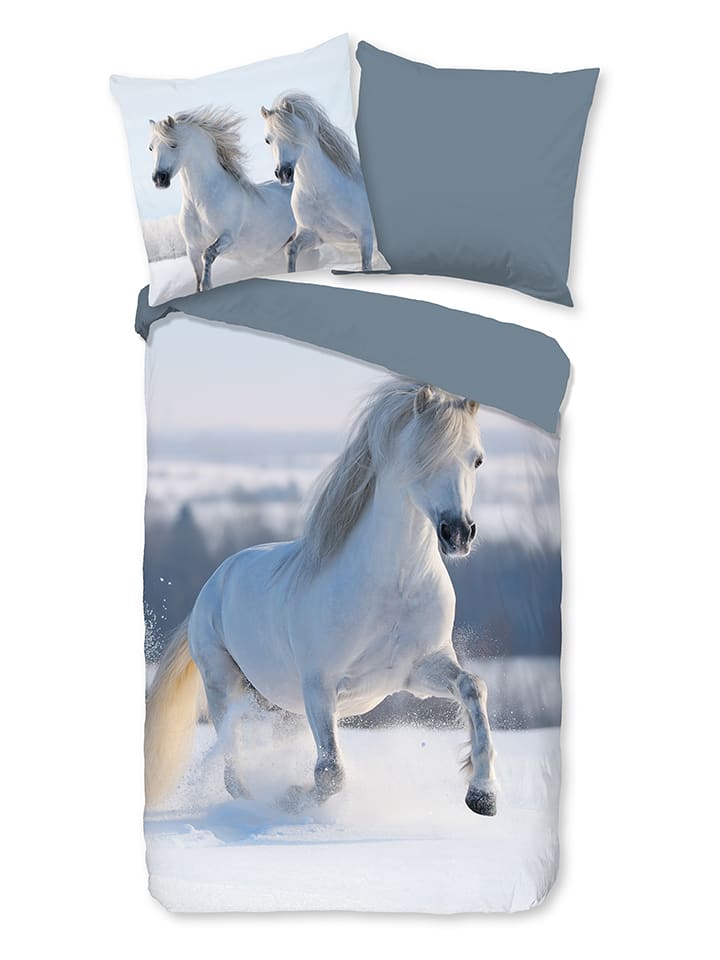 Komplet pościeli "Amigo" w kolorze szaro-błękitnym