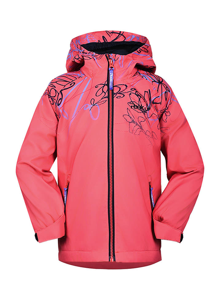 Peek U Kurtka przeciwdeszczowa "Marlo" w kolorze koralowym rozmiar: 128